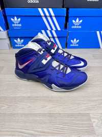 Кроссовки Nike LeBron Zoom Soldier 7 синие мужские 45