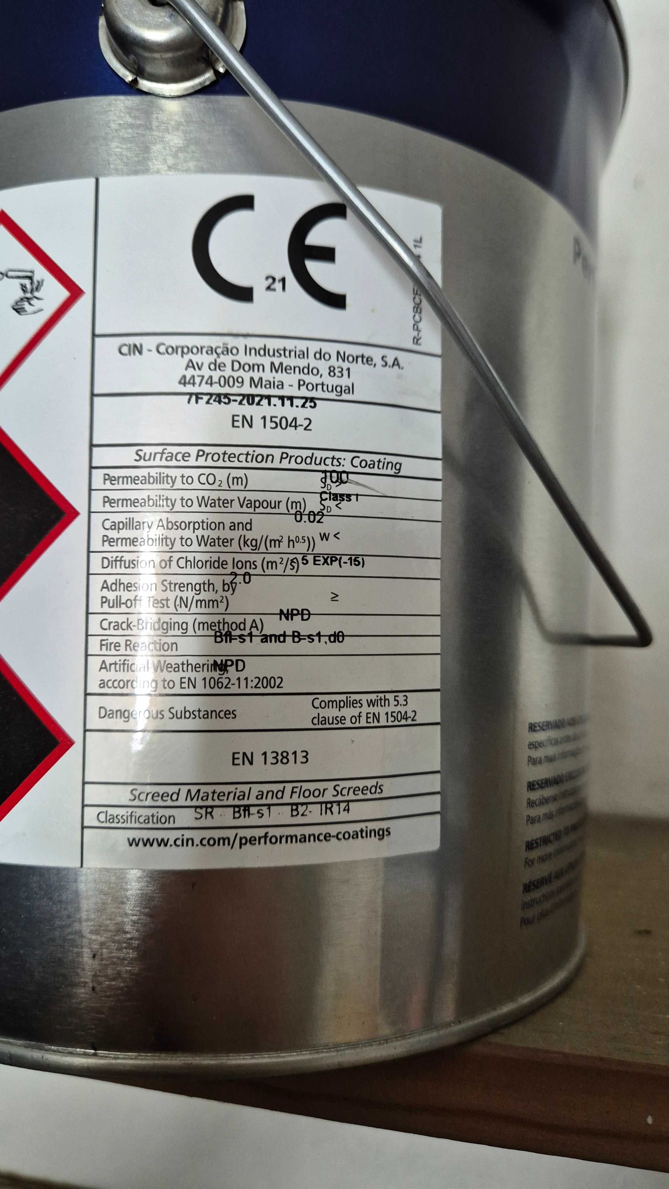 CIN C-Floor E245 WB Resina Epoxi Pavimentos