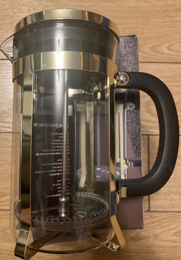 LUSSO Ambition zaparzacz 600ml złoty