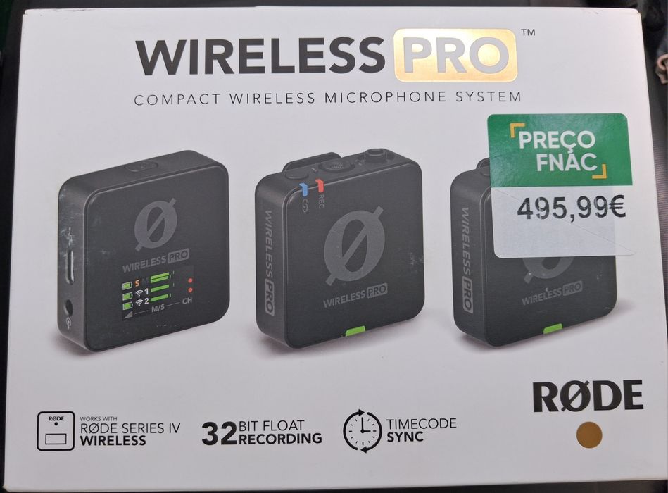 Microfone profissional Wireless Go Pro RØDE