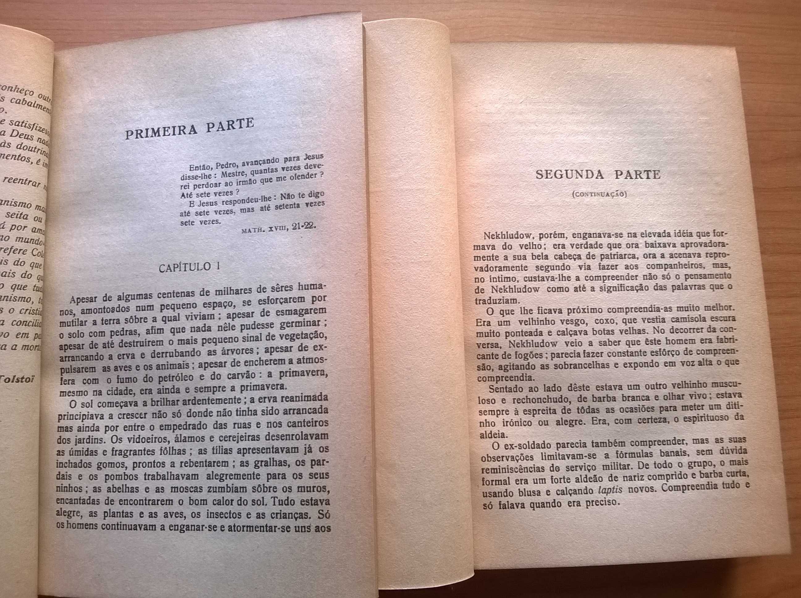 " Ressurreição " (2 vols) - Leão Tolstoi