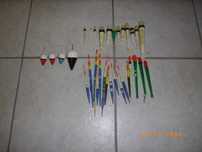 boias florescentes pesca
