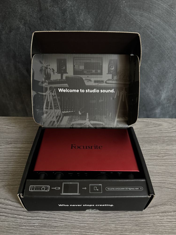 Focusrite Scarlett 2i2 4th gen НОВА