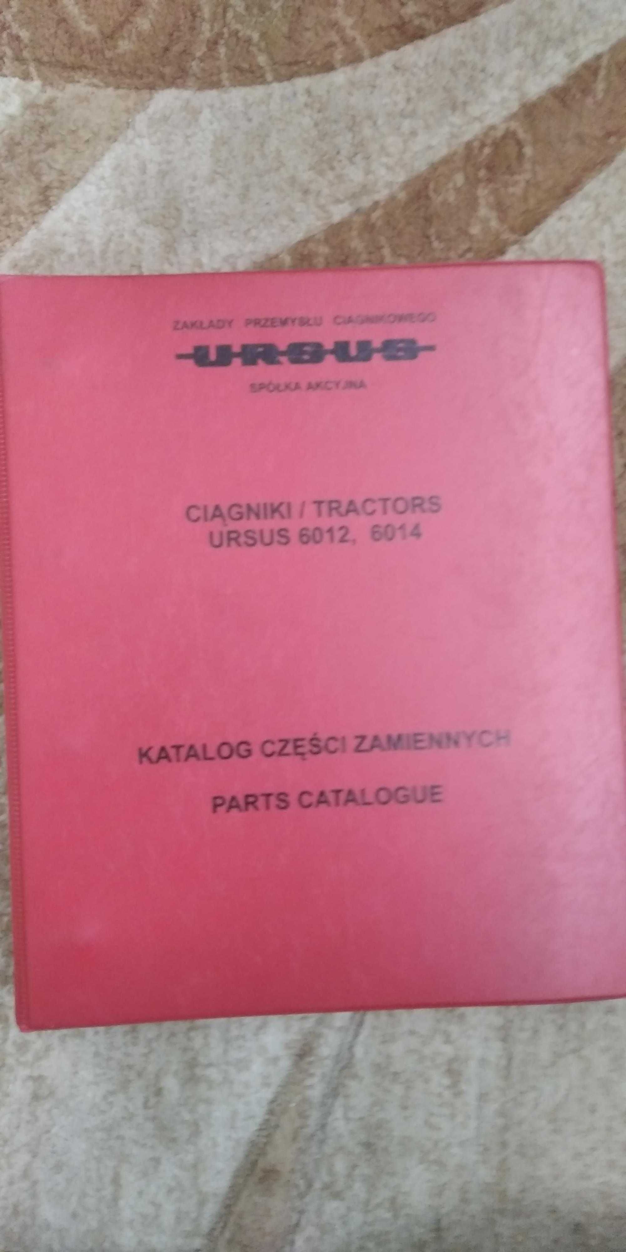 Katalog części Ursus 6012,6014 oryginał luty 1998