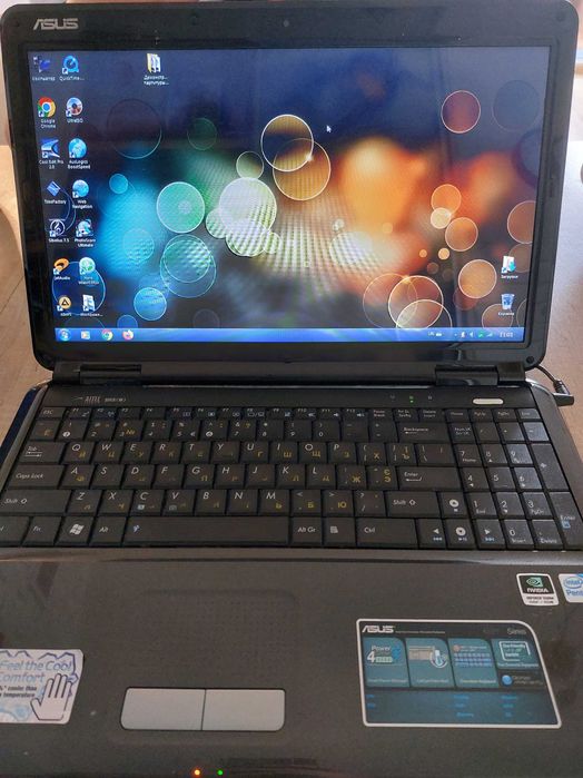 Ноутбук ASUS K50IP / ОЗУ 4ГБ /HDD 320ГБ / Intel Core 2 DuoT4400(2.2GHz