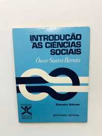 Introdução às Ciências Socias 1º Vol - Óscar Soares Barata