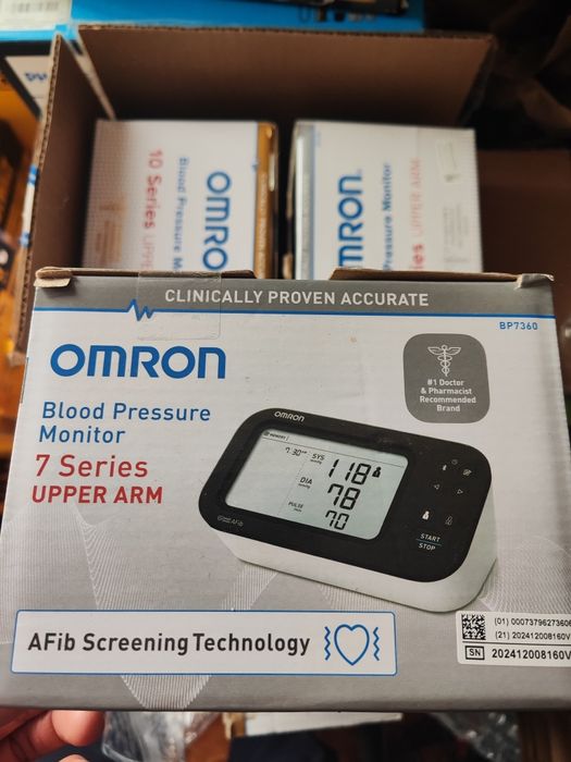 Тонометр Omron 7 AFib вимірює дефібриляцію