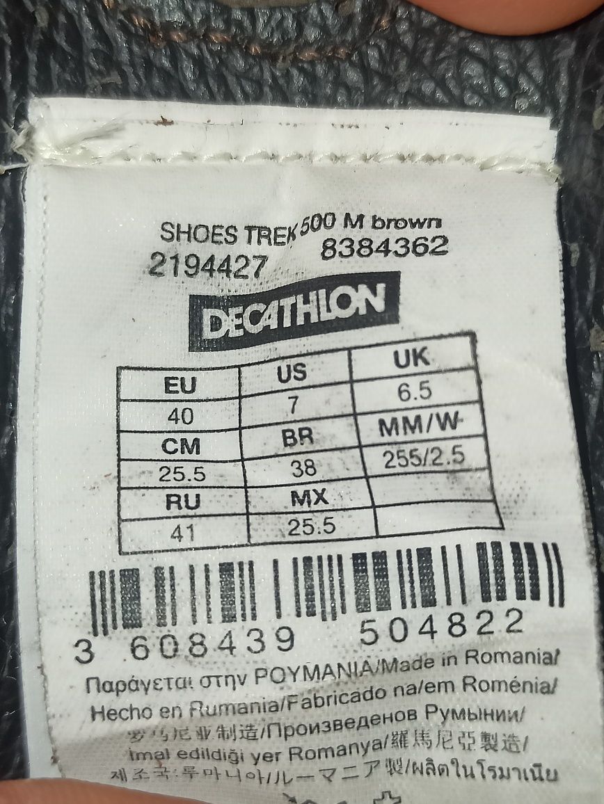 Buty trekkingowe Quechua Trek 500 Decathlon wodoodporne