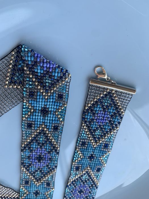 Чокер та браслет з бісеру