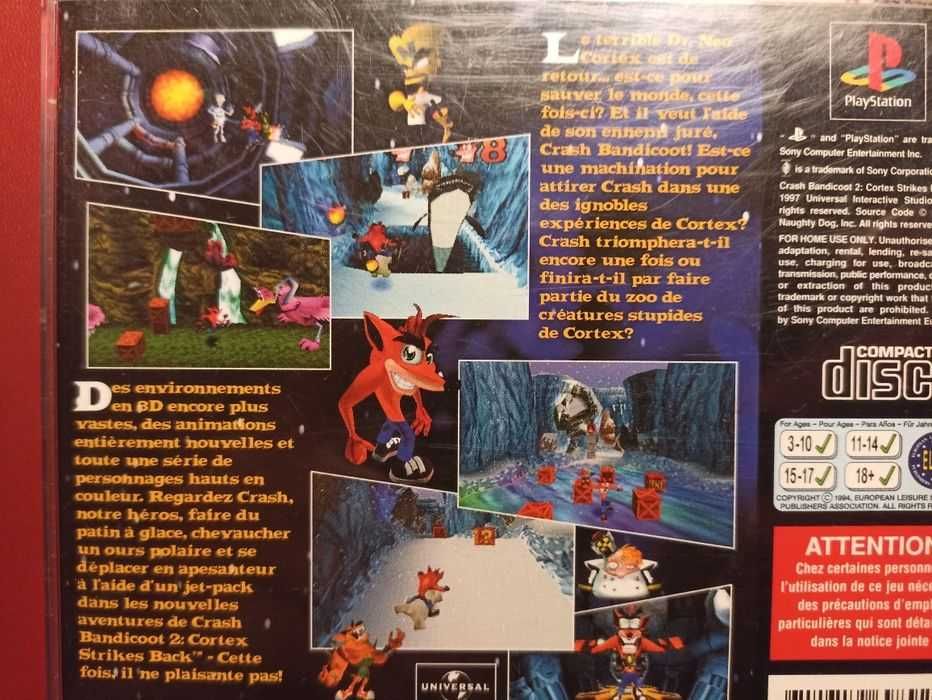 PS1 Crash bandicoot 2 CIB PAL Black Label Completo - Portes Gratis
