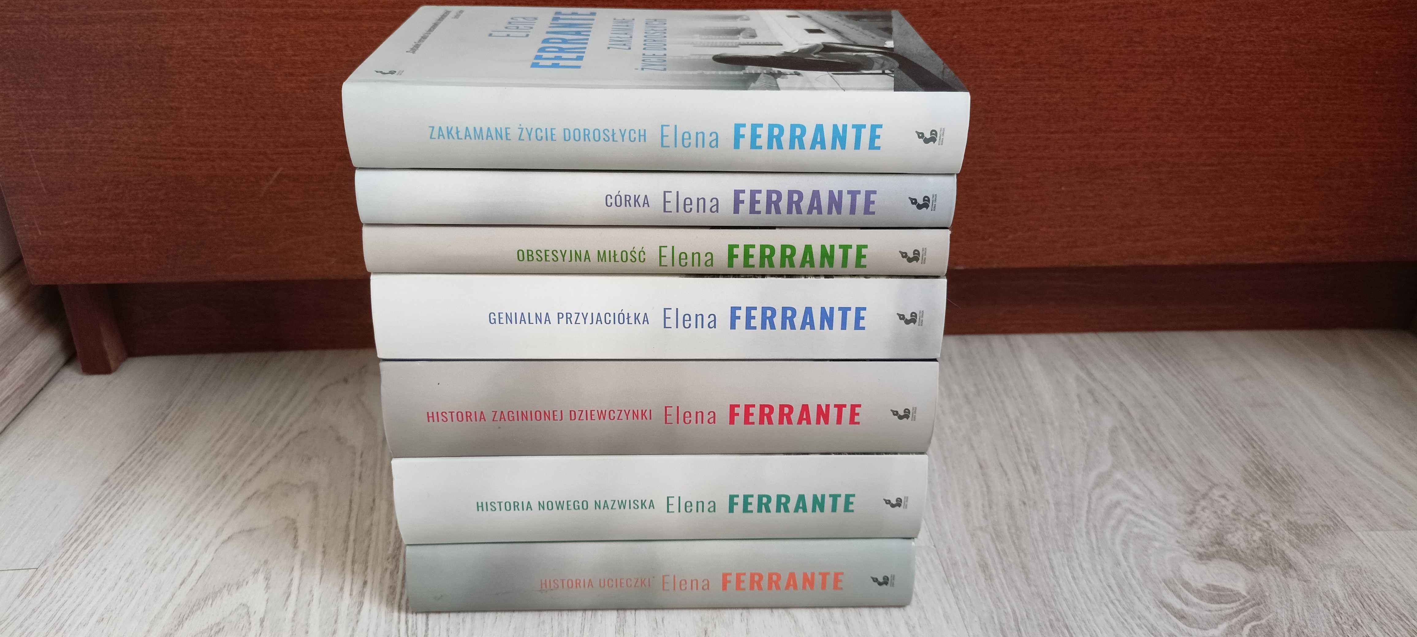7x Ferrante Obsesyjna Genialna przyjaciółka Historia nowego nazwiska