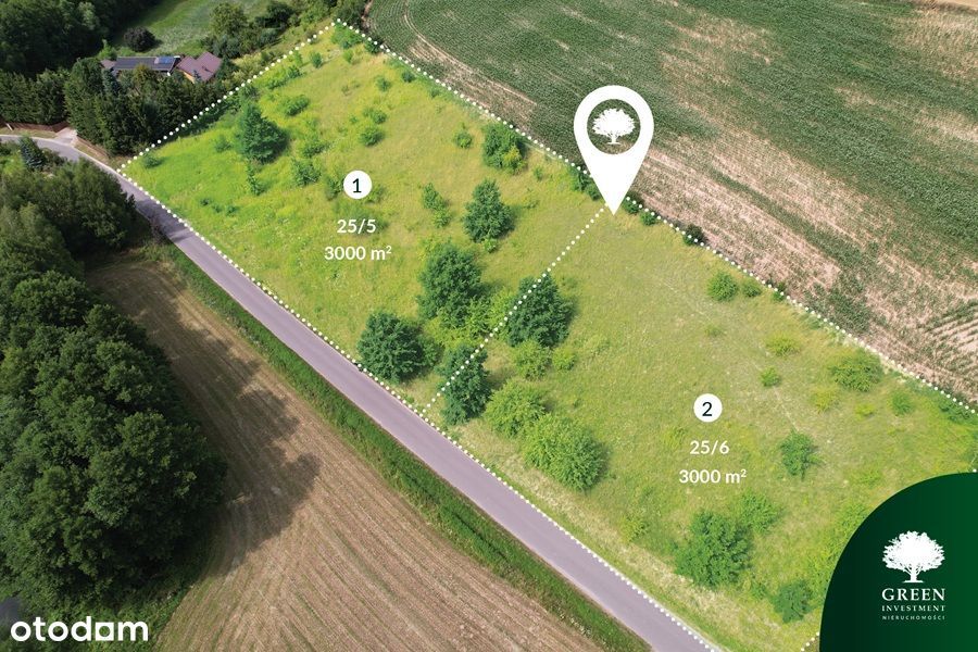 Przyrowa I Działki rekreacyjne blisko jezior, w sercu Kujaw