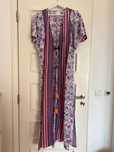 Vestido comprido de praia fluido