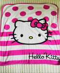 Sanrio Hello Kitty przepiękny kocyk dla dziewczynki * 70cm x 75cm