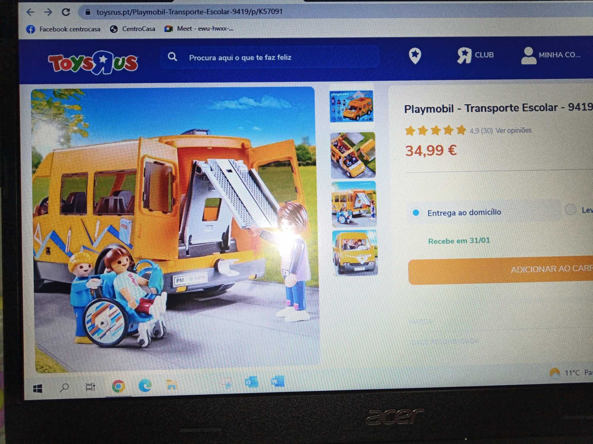 Autocarro escolar Playmobil