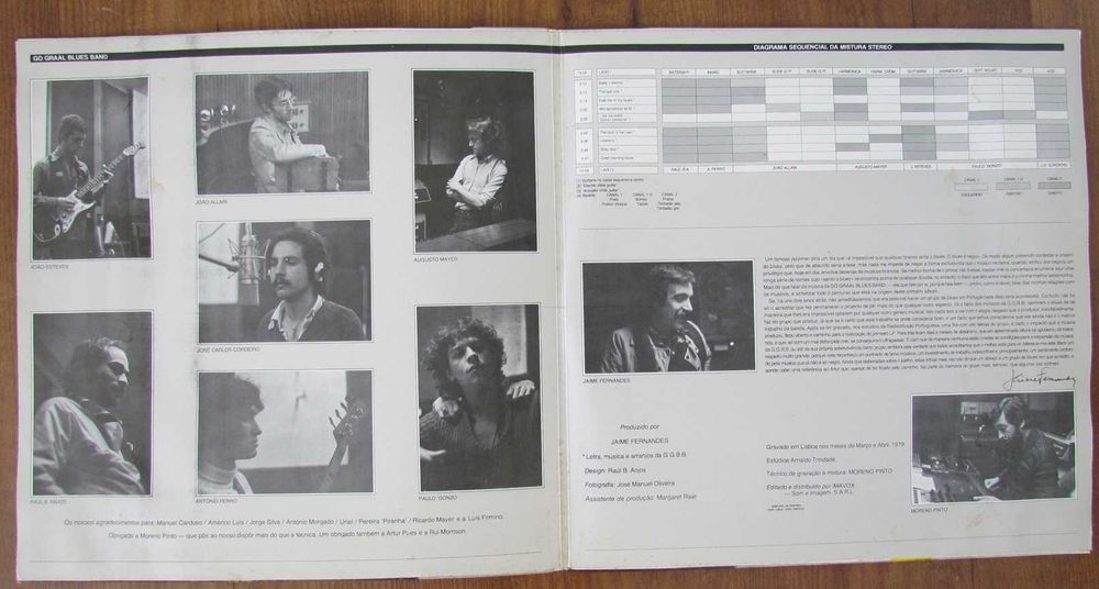 Go Graal Blues Band 1º Album rock Portugues RARIDADE
