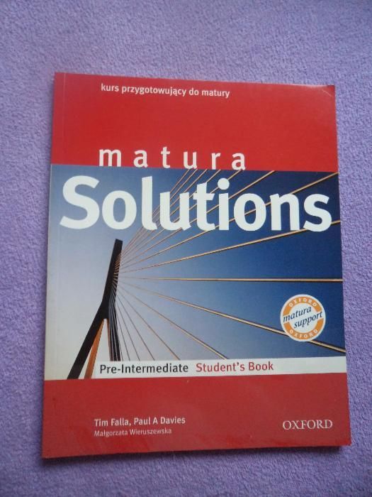 SOLUTIONS matura - podręcznik do nauki języka angielskiego