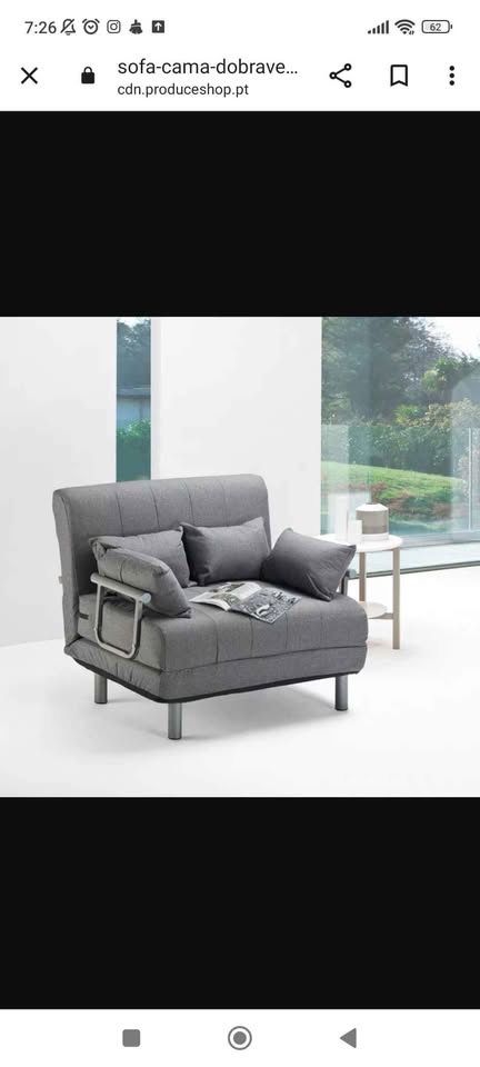 Sofa cama pouco uso, está como novo