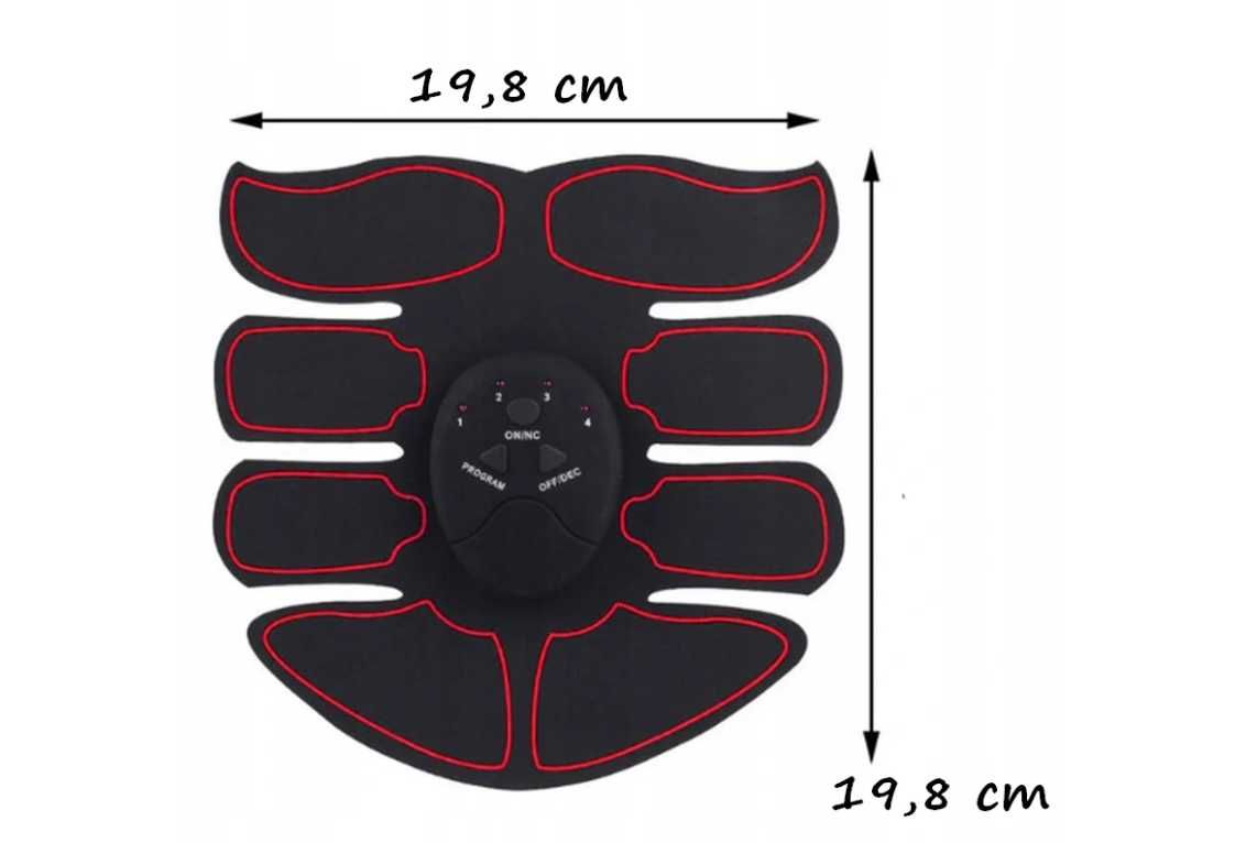 SUPER Pas do ćwiczenia mięśni brzucha Elektrostymulator EMS 3 sztuki !