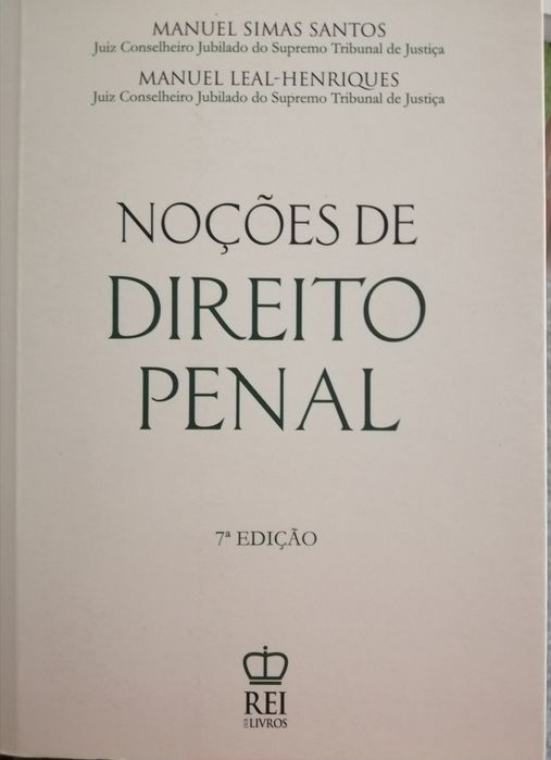 Livros / Manuais do curso de Criminologia ( licenciatura) 5 livros