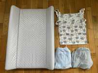 Przewijak premium marki Ceba Baby model Caro 50x70 + 3 piękne pokrowce