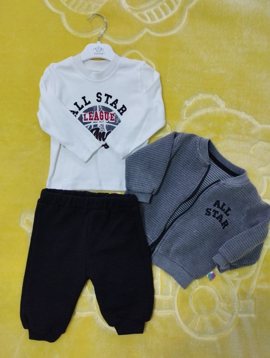 Плюшевий костюм на хлопчика 6-9міс