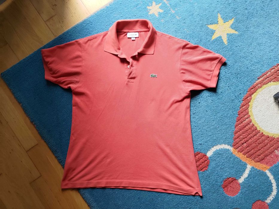 Lacoste Polo/T-Shirt Original - Vermelho Coral - Tamanho: M