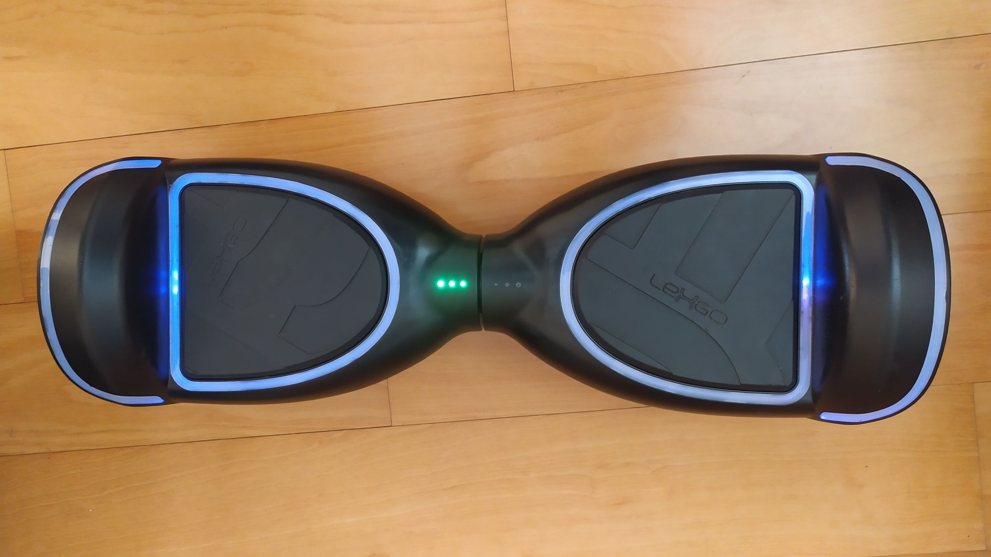 Hoverboard lexgo com luzes, completo, como novo