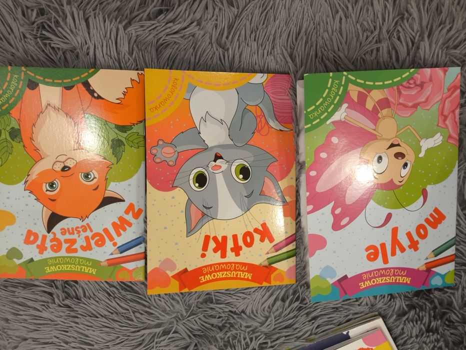 Książeczki i kolorowanki dla przedszkolaka