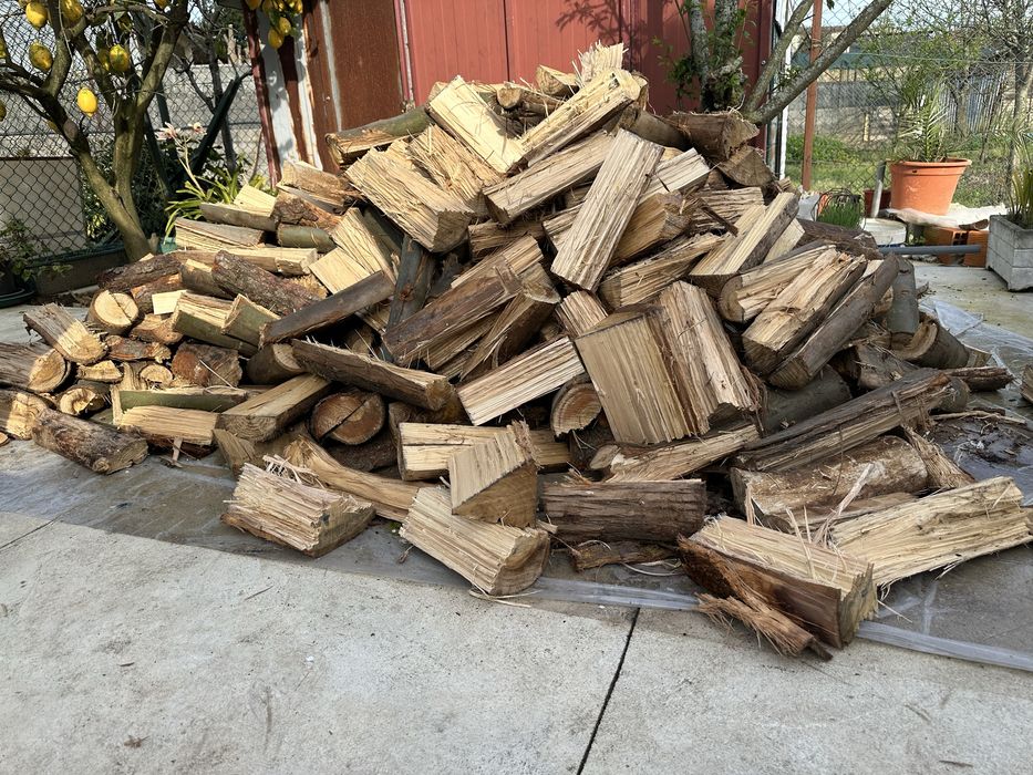 Lenha eucalipto para fogao ferro