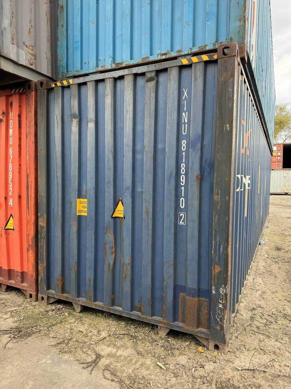 Морські контейнери 20 та 40 футів з доставкою по Україні