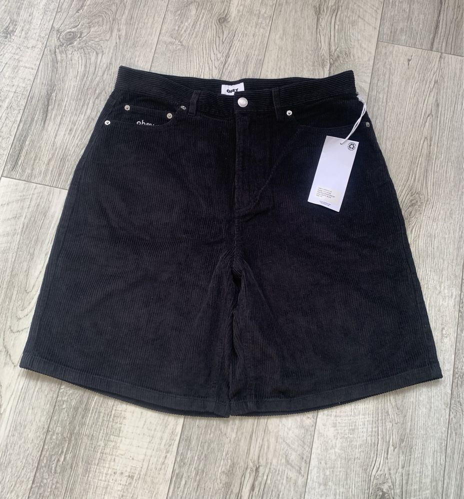 Велюровые шорты Obey Bigwig Baggy чоловічі