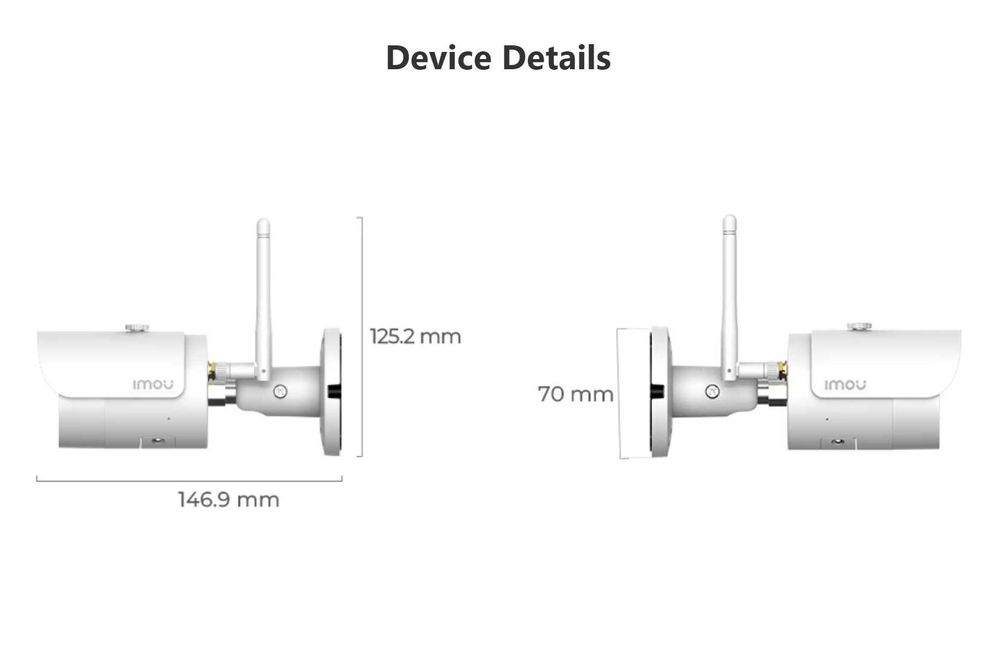 IP камера 5мп Imou Bullet PRO (IPC-F52MIP) - Новинка
