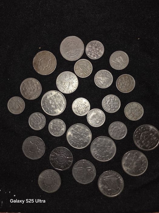 Moedas antigas para coleção