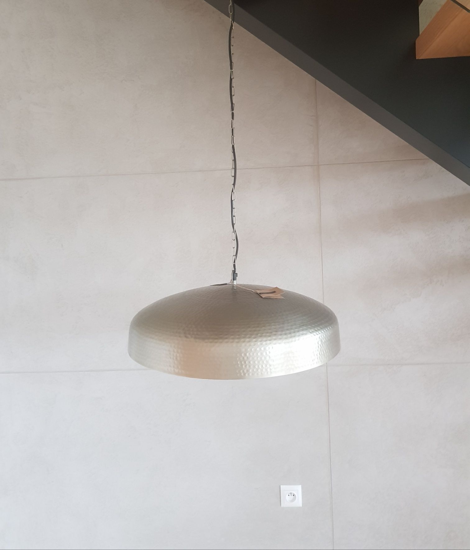 Lampa salon jadalnia złota talerz loft brass tk maxx 2 szt. nowe