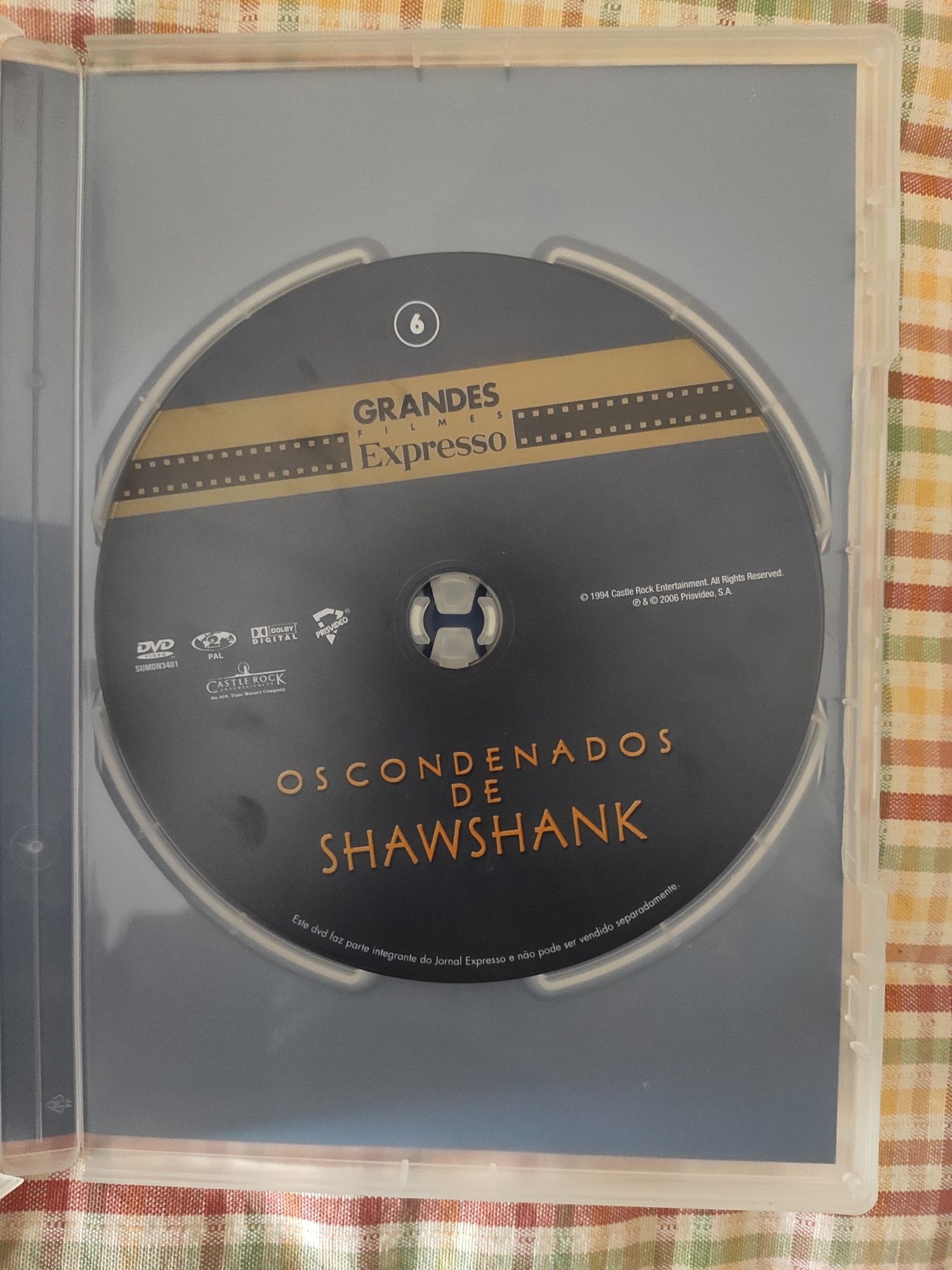 DVD "Os Condenados de Shawshank"