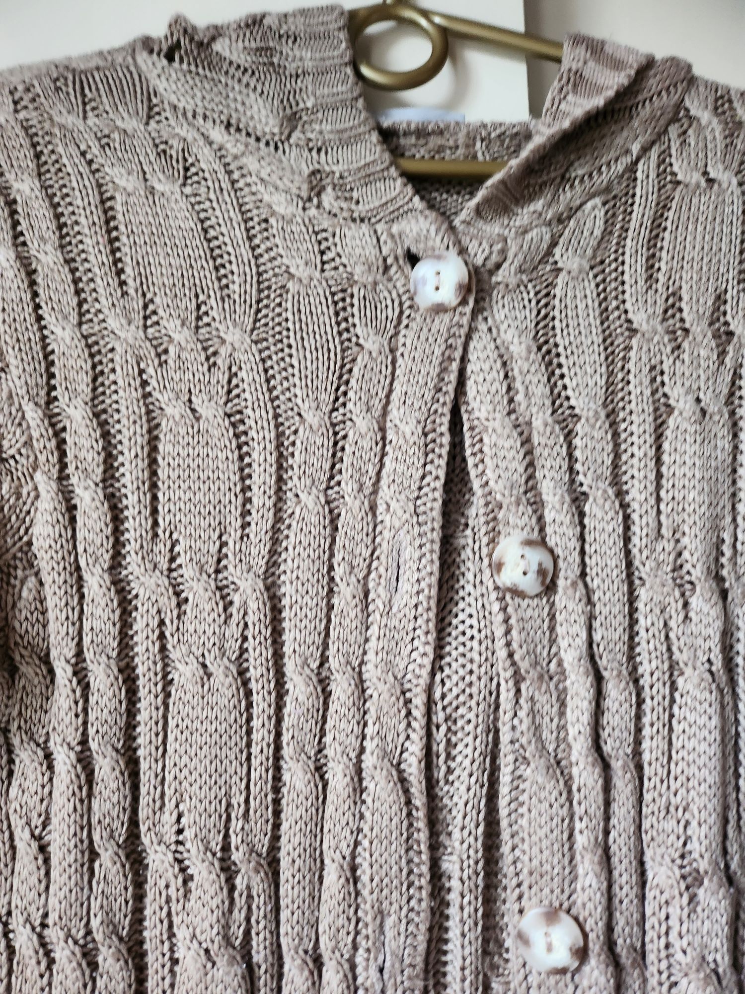 Sweter długi z kapturem Clockhouse s/m