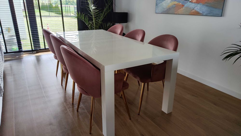 Stół rozkładany loftowy prostokątny do jadalni 200cm x 90cm