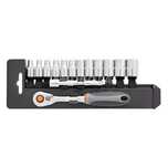 Klucze nasadowe 1/4" zestaw 14szt NEO 08-652