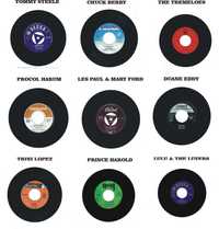 Procol Harum, Chuck Berry, etc, 9 discos vinyl de 45 Rpm 7"