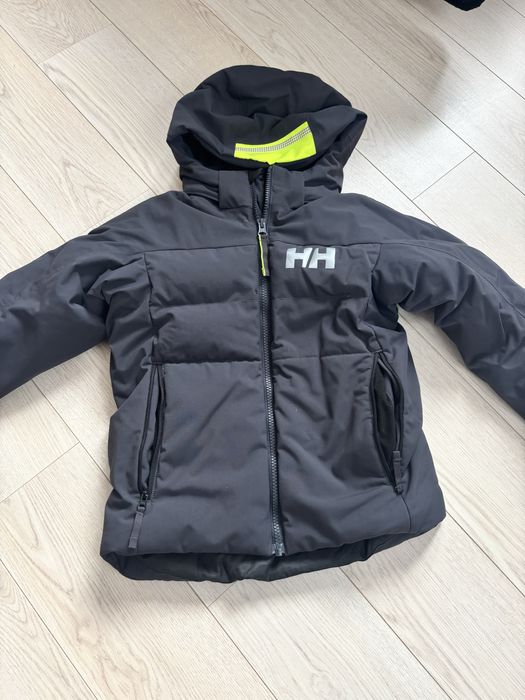 Kurtka zimowa 128cm Helly Hansen szara