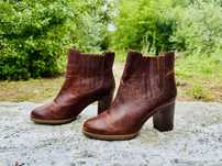 Жіночі шкіряні напівчобітки, черевички Timberland Atlantic Chelsea