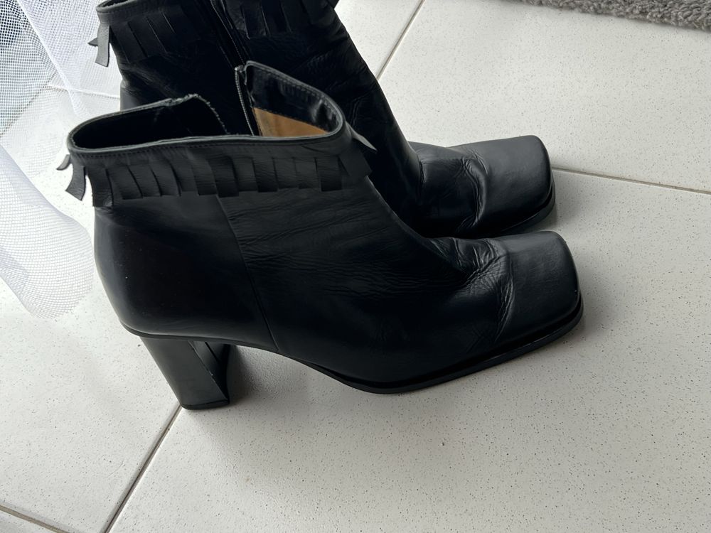 Botas senhora pele 39