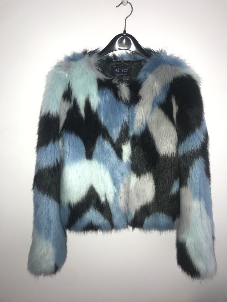 Casaco faux fur Armani jeans