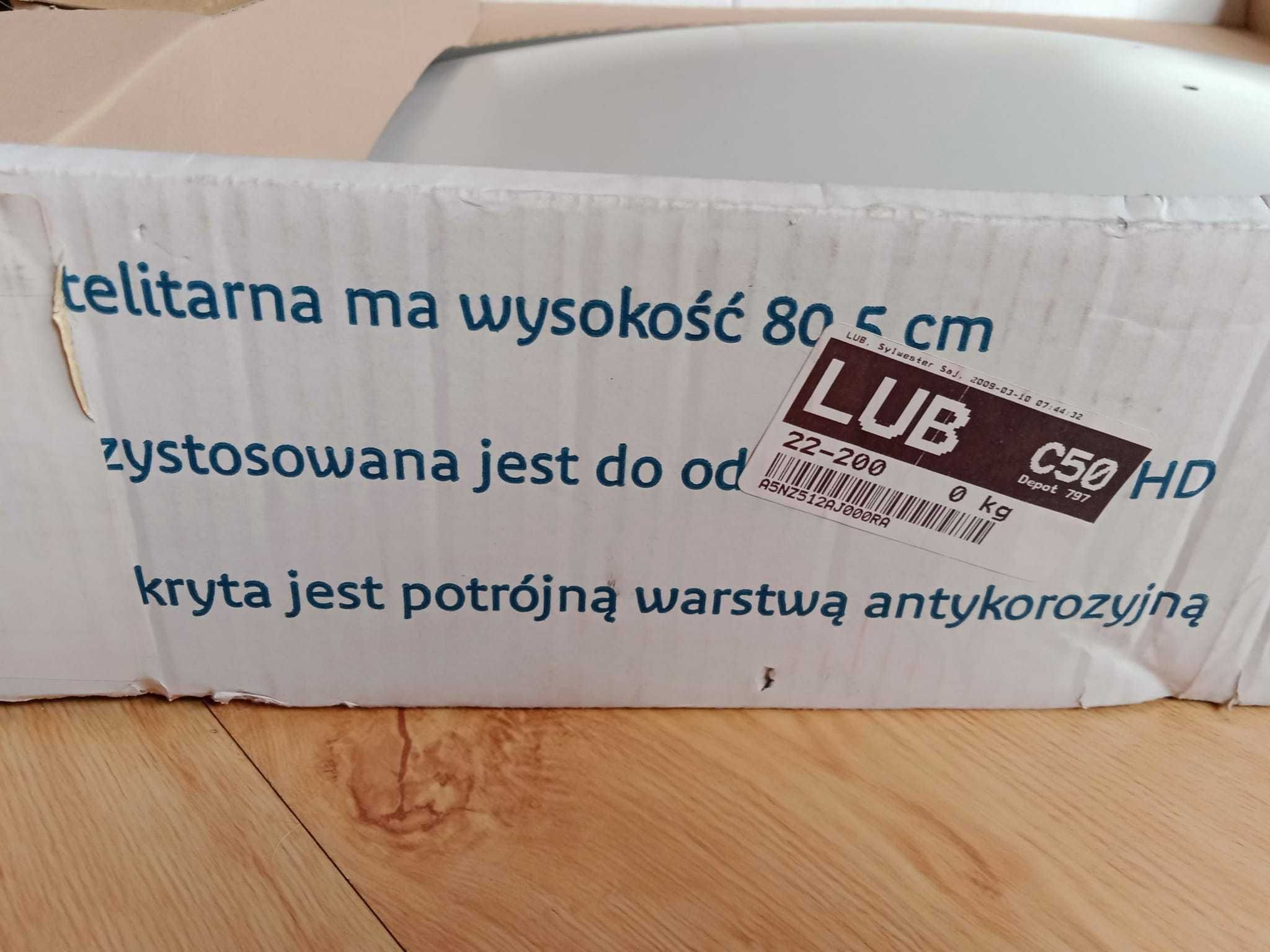 NOWY  zestaw satelitarny ASC - 800T - antena +konwerter + akcesoria