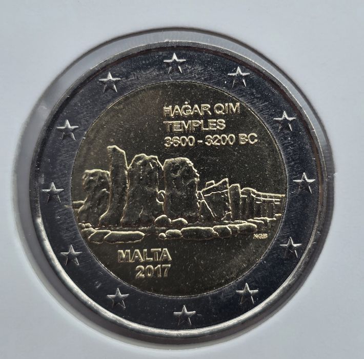 2 eur Malta 2017 Hagar Qim unc