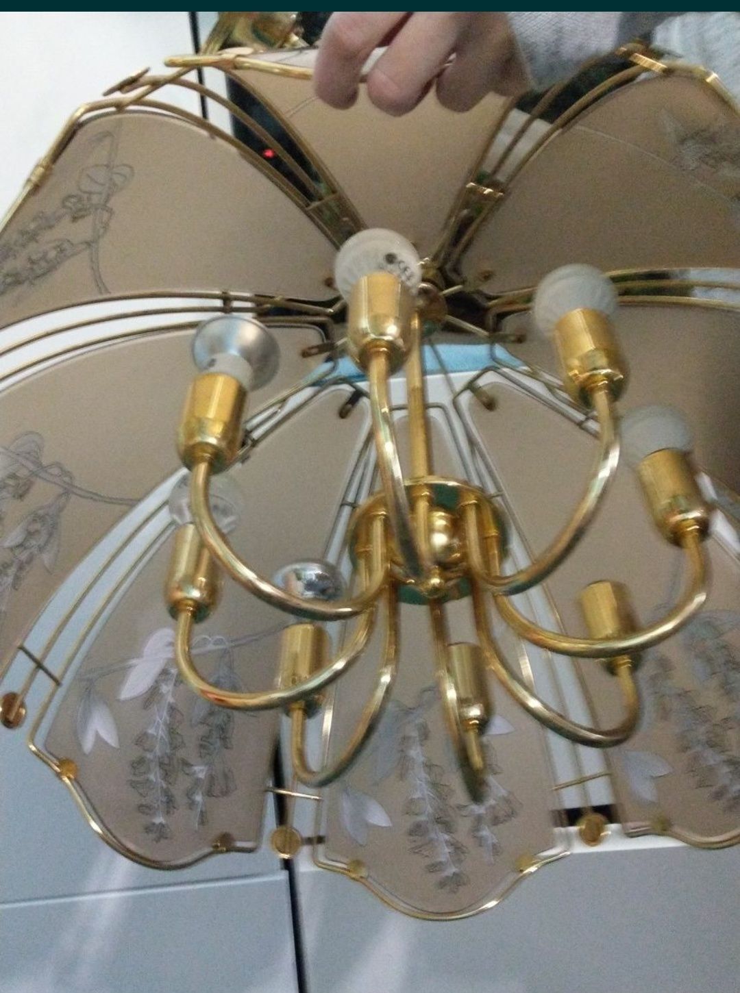Żyrandol duży  lampa