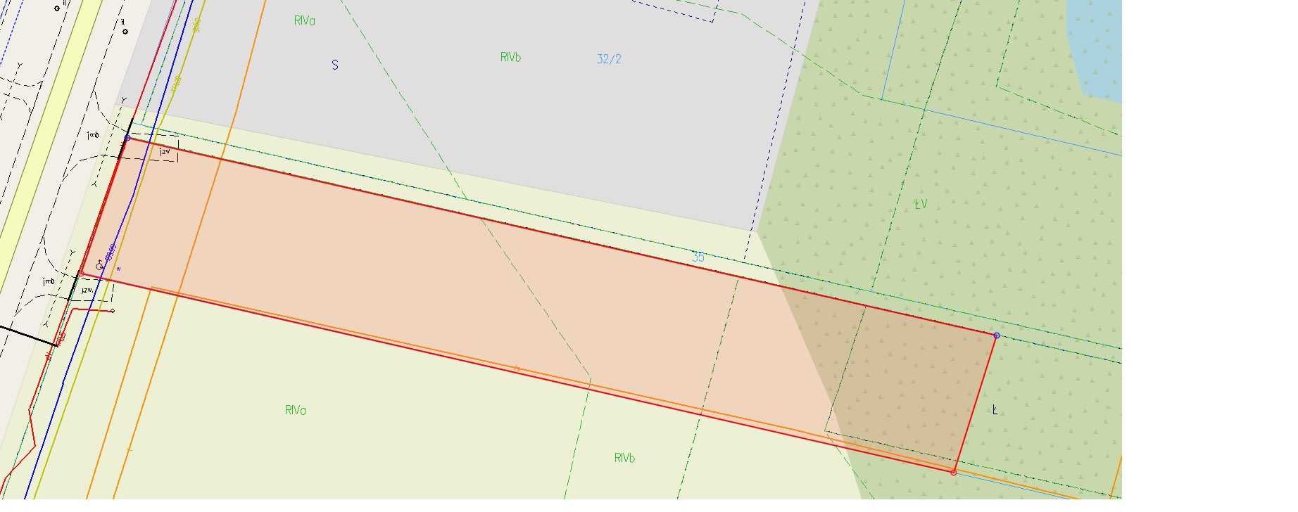 Sprzedam działkę budowlano-usługową 0,2576ha Stara Wieś Kolonia