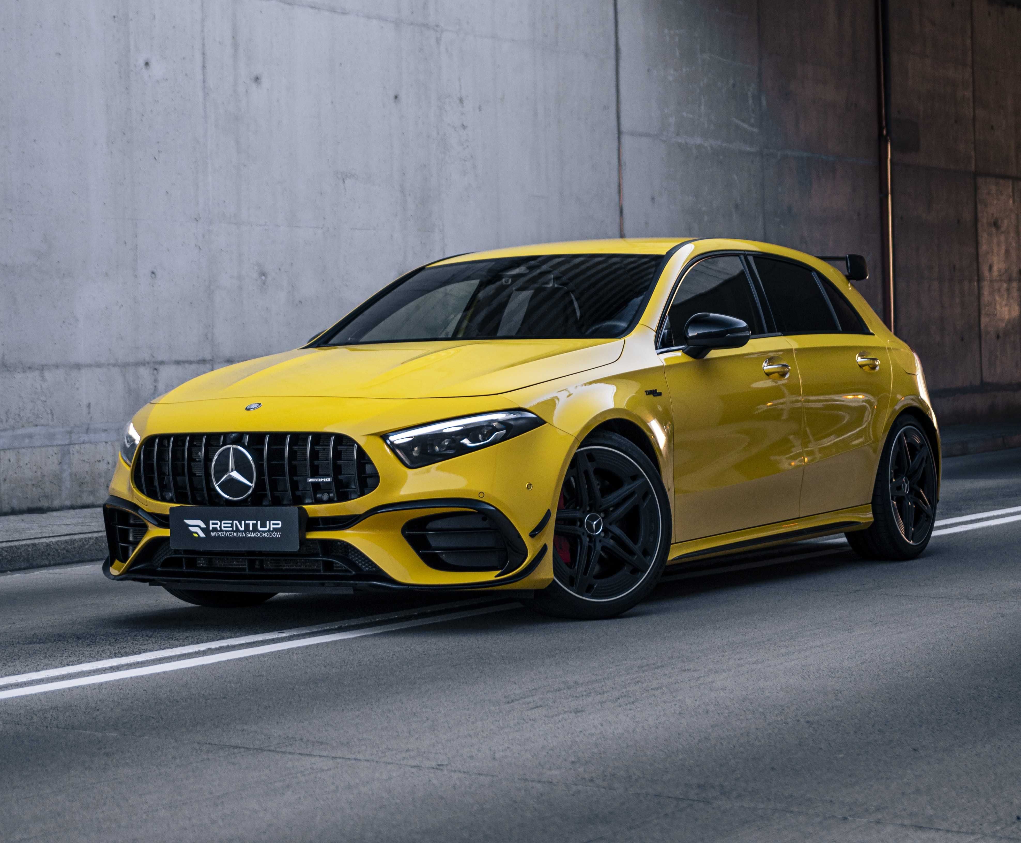 Wynajem MERCEDES A45S AMG 2024, GIULIA QV, BMW M3/M4/M5, Audi RS3 8Y
