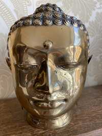 Budda z brązu głowa Buddy rzeźba figura